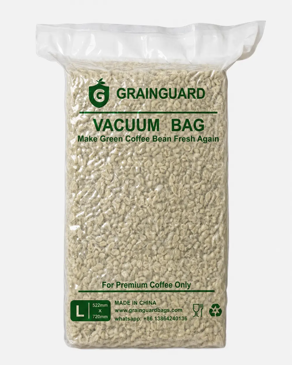 coffee bean hermetic vacuum bag